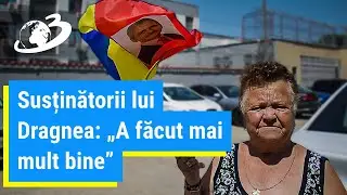Susținătorii lui Liviu Dragnea, în față la penitenciarul Rahova, cu steaguri și pancarte