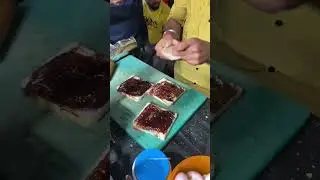 ₹90/- Ka Bombay Grill Cheese Chocolate Sandwich in Raipur 🤩#streetfood #shorts #ashortaday