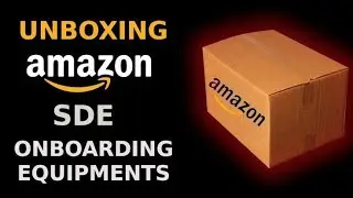 Unboxing the Amazon SDE Onboarding Equipments Box 😍| Which Desktop do you get? | Amazon welcome kit