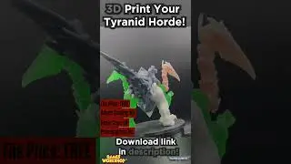 Print your own #warhammer40k #tyranid horde!