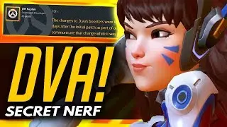 Overwatch | THE SECRET DVA NERF - Rise Of TRIPLE DPS?