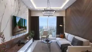 2BHK Interior Animation Rendering 3D max Vray