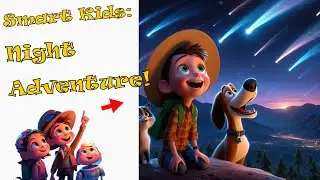 Kids' Starry Night Adventure: Exploring the Cosmos!