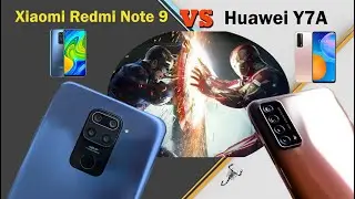Huawei Y7a vs Redmi Note 9  Full comparison, SPEED TEST
