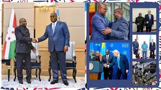 U BURUNDI: BYINSHI KU MASEZERANO N'AMERIKA, PEREZIDA NEVA NA TSHISEKEDI BARAGANIRIJWE