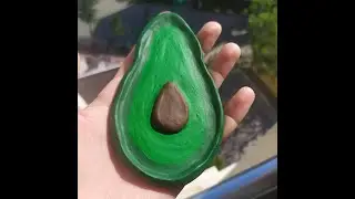 Kil Hamurundan Avokado Takılık Yapımı