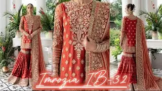 Imrozia IB-32 Laila💕 | Premium Embroidery & Latest Mehndi Dress 2024🧡 | Trendy Pakistani Party Wear🔥