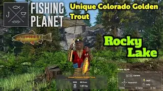 Unique Colorado Golden Trout Rocky Lake - Fishing Planet