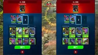 《JWA》小島-秋之-百搭隊伍-15，黑鷹頭目 (50,000)。綠豪+古巨蜥+板刺龍+腿龍