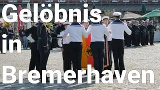 Über 100 Rekruten der Marineoperationsschule feiern Gelöbnis in Bremerhaven