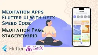 Meditation Page  - Meditation App Silent Moon Flutter UI with Getx - Speed Code Final