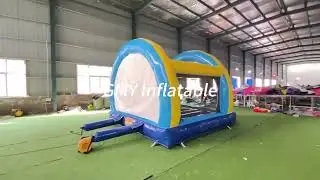 Inflatable Ocean Theme Bouncer Castle Kids Jump House for Birthday Party GMY Inflatables