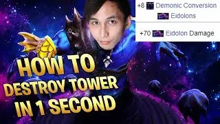 HOW TO DESTROY TIER 3 TOWER IN 1 SECOND (SingSing Dota 2 Highlights #1328)