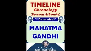 Timeline of the day - MAHATMA GANDHI - AV