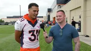 Justin Simmons Training Camp Interview