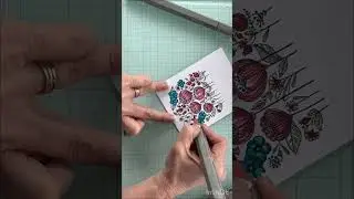 Using Triblend markers for a richer color scheme. #spellbindersclubkits #spectrumnoir #cardmaking