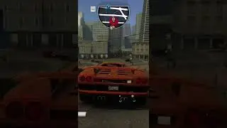 A guy drives a Lamborghini car at breakneck speed #driver #gaming #trend