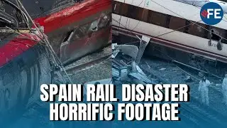 Spain Train Crash: Wreckage Footage Shows Aftermath of Spain High‑Speed Train Crash