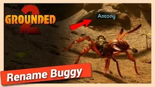 How to Rename Ant Buggy in Grounded 2 | Change Mount Name