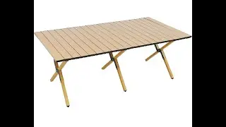 4-Feet Folding Utility Table | Aluminium Stackable Top & Frame (47x23.6x17.7