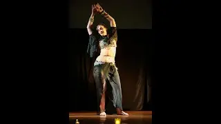 Bellydance Drum Solo Aquarelle ~ Elisheva at Luminary Cafe