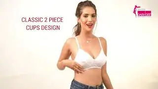 Dew drop Cool Daisy Dee Soft Cotton Fabric Bra