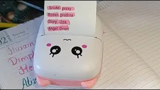 Written Name mini printer 🖨️😁📛 my cute subscriber 🥰📛