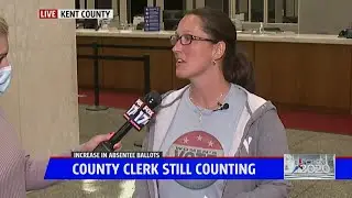 Kent County finishes counting votes--complete clip