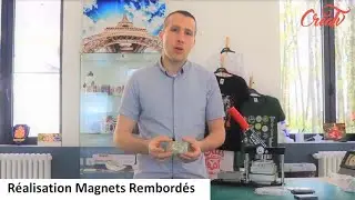 CréaTv - Réaliser un magnet rembordé