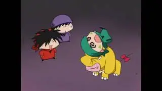 Mirumo, Hanzo and Sazo with Ring and Swirly Eyes