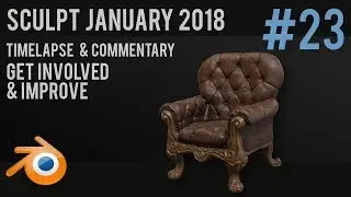 Sculpt January 2018 - no.23 Furniture - Blender