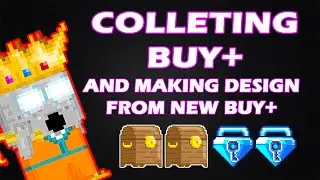 🔥🔥 COLLECTING BUY+ TONS DLS AND MAKING DESAIN FROM BUYEYED !!! GROWTOPIA !!! - MrBruni GT