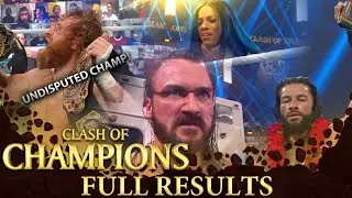 WWE Clash Of Champions 2020 Full Results | King Wrestler