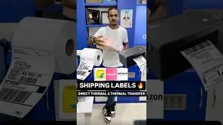 Shipping Labels for Amazon Flipkart Messho, Direct Thermal & Transfer Shipping labels #ecommerce