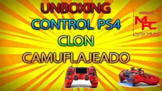 Unboxing Control PS4 clon Camufajeado