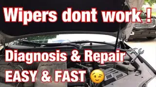 DIY GMC Terrain / Chevy Equinox wiper regulator replacement Diagnoses and repair
