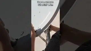 Установил новую спутниковую антенну Gibertini pl100 #satellitecommunication #спутниковоетв #антенны