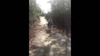 Mountain biking on the Hulk!