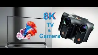 Crystal clear Transparent TV AND Camera with 8K visuallity