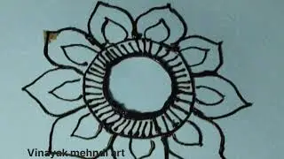 Easy mehndi design# easy mehndi design Kaise banaen# Vinayak mehandi
