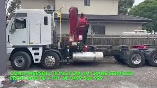 Container Solutions Crane services M: 0499 566 929