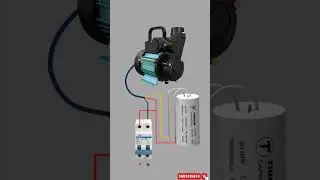 water pump capacitor  connection| single phase water pump wiring @Electricalgenius