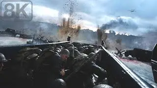 D - Day WW2 | Normandy Landings 1944 | Call of Duty World War 2 | RTX 4090 | 8K 60FPS Ultra