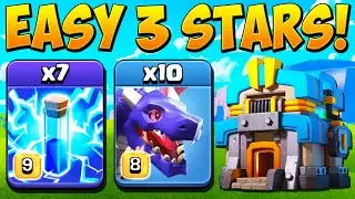 THIS DRAGON ATTACK IS DOMINATING TOWN HALL 12 RIGHT NOW ! TH12 Zap Dragon Strategy in Clash of Clans