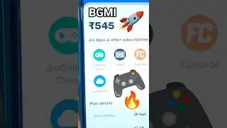 BGMI special offer Jio 🔥🎮🚀 #azarchannel #jio #bgmi