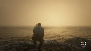 Misty Guarma Sunset - Red Dead