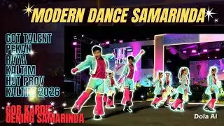 TARI MODERN DANCE SAMARINDA GOT TALENT PRK HUT PROV KALTIM GOR KARDIE OENING SAMARINDA 2026