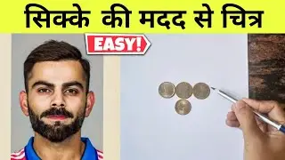 How to draw Virat Kohli Drawing step by step | King Kohli outline drawing #drawing #viratkohli