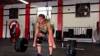 Karen Marriott sets new deadlift PR at CrossFit9, St. Pete, FL