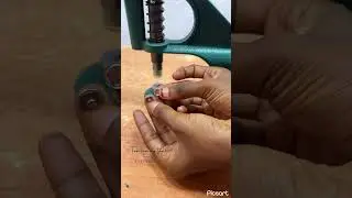 rivet machine for press button.       #sewingtutorial #sewingtools #rivetmachine #fashiondesigner